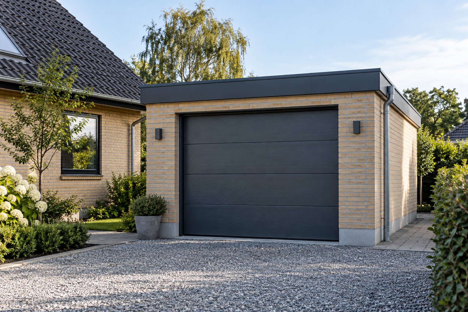 Garage – AI-genereret illustration
