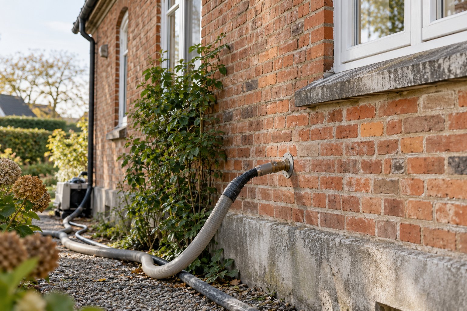 Hulmursisolering ved renovering af ældre hus