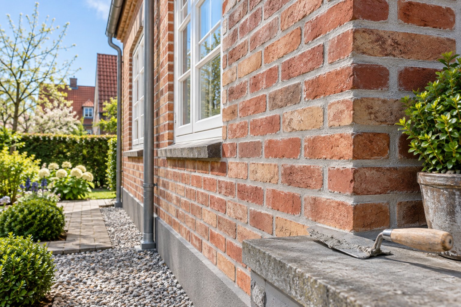 Omfugning af murværk før salg af bolig